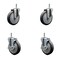 Service Caster 9T36L5 FG9T36L50000 Rubbermaid Mobile Shelf Truck 5'' Replacement Caster Kit, 4PK RUB-SCC-GR20S514-TPRB-716138-2-TLB-2 - alternate 1